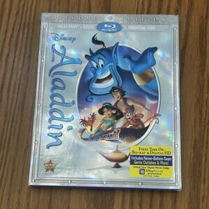 Aladdin Diamond Edition Blu-ray + DVD 2-Disc Set w/Slipcover 2015